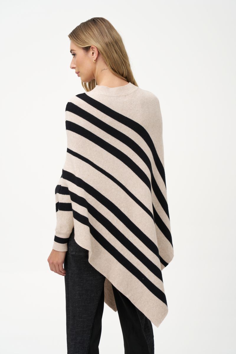 Poncho ligné