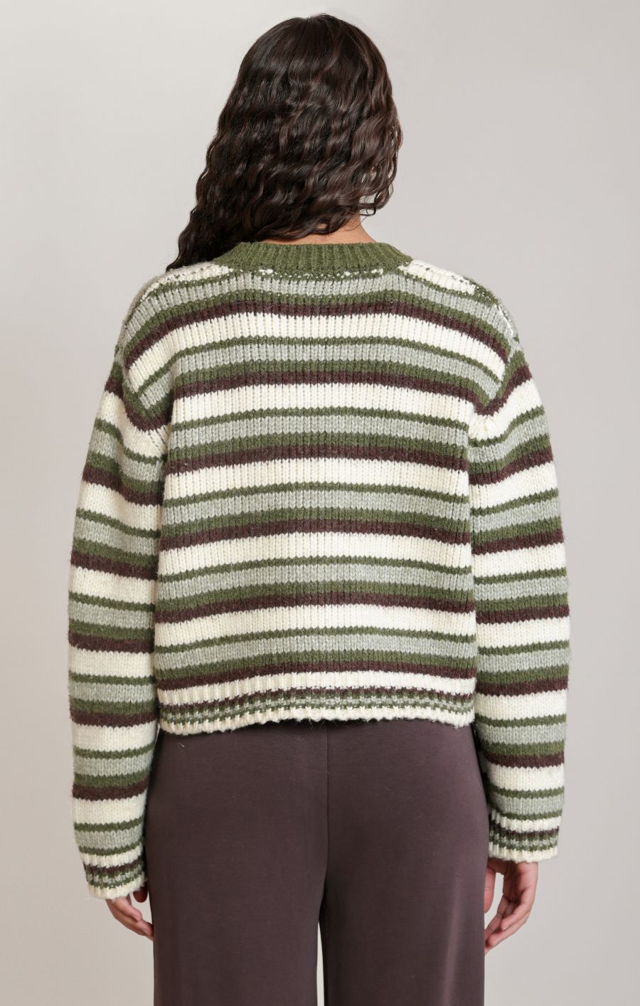 Cardigan tricot rayé - 2827252 D - Dex
