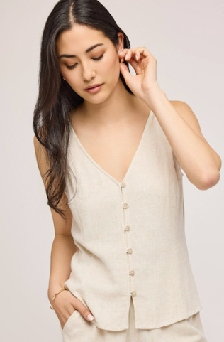 Camisole boutonnée - GF2505-2874 - Gentle Fawn