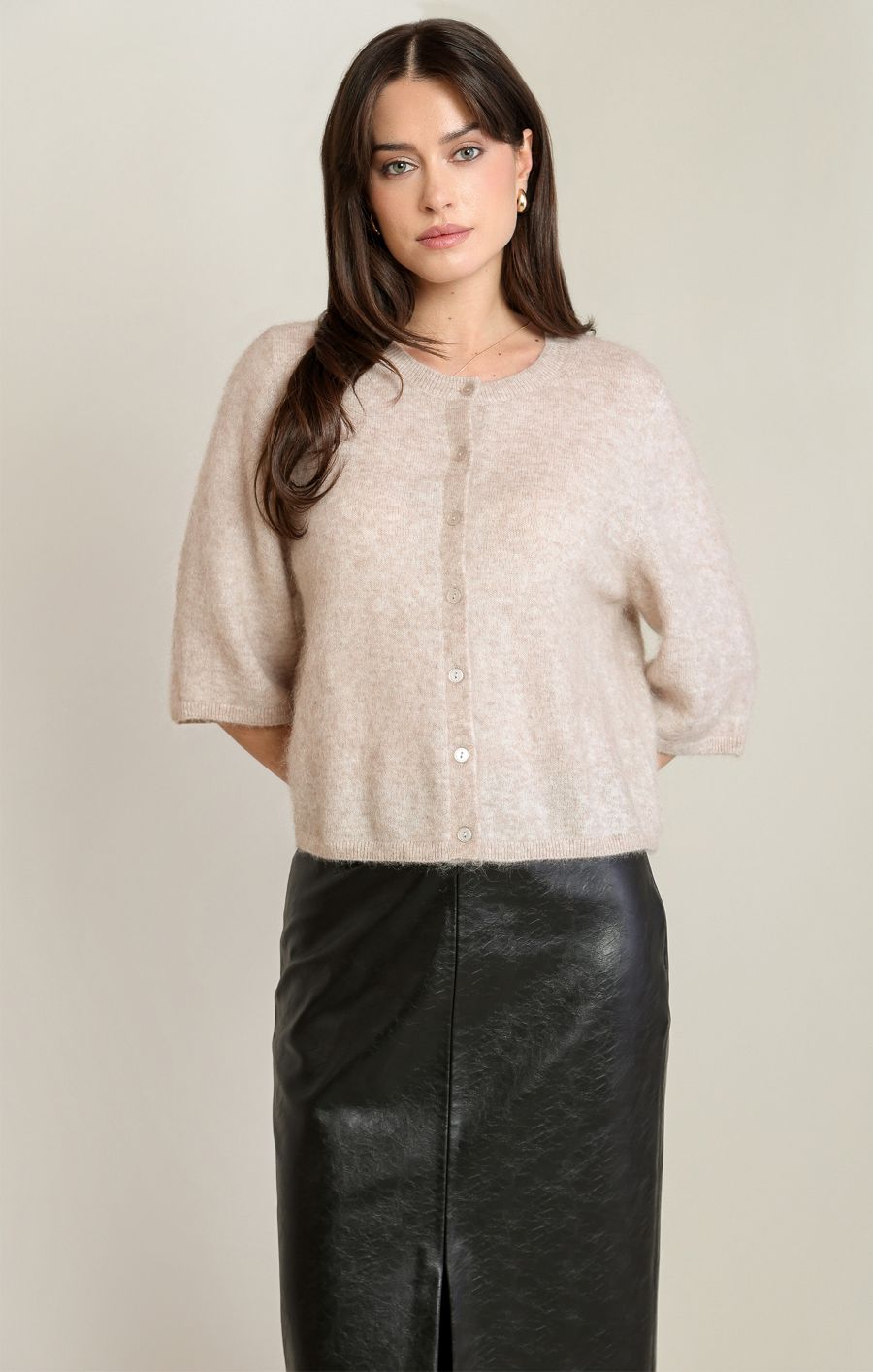 Cardigan manche courte - 2827254 T - Black Tape