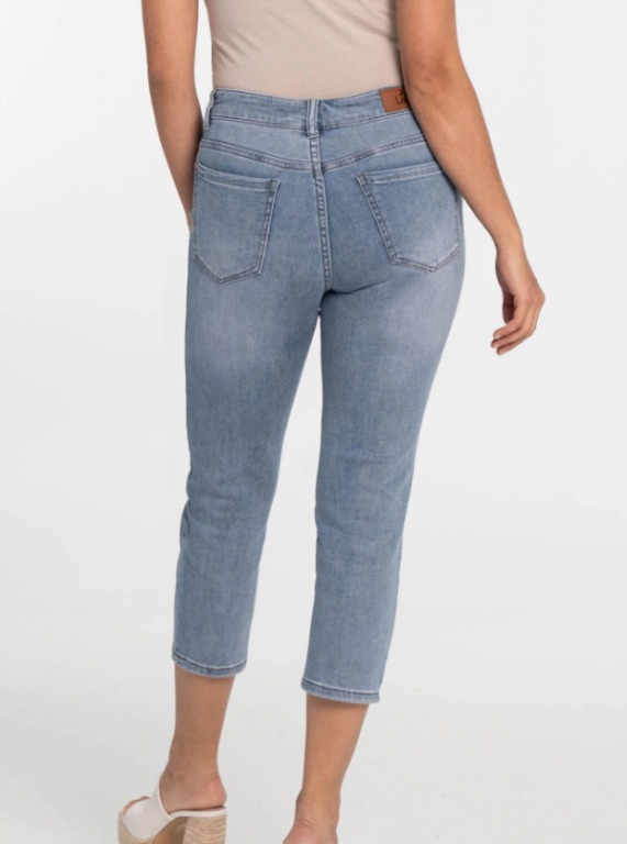 Jeans georgia taille mi-haute ajusté