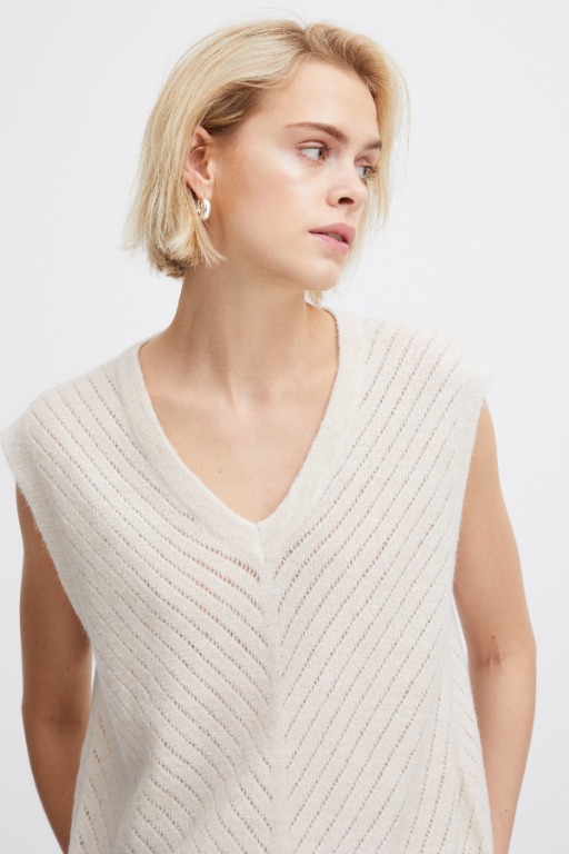 DEBARDEUR TRICOT COUPE CARRÉE