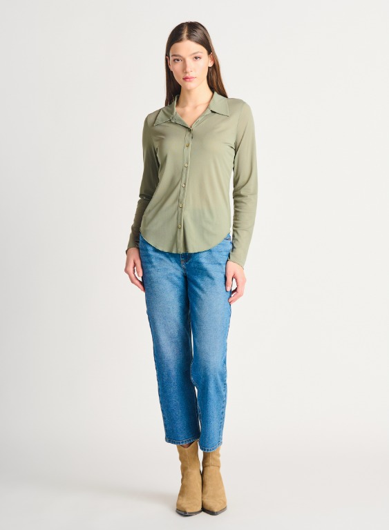 Blouse rib légère