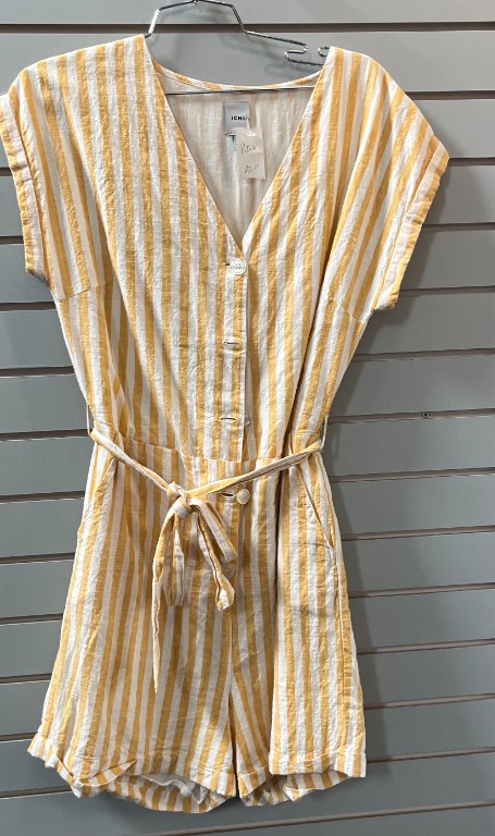 Jumpsuit court col en V