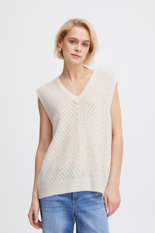 DEBARDEUR TRICOT COUPE CARRÉE