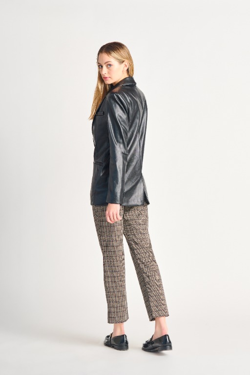 Veston chic simili-cuir