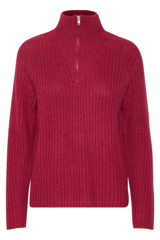 Chandail tricot col montant