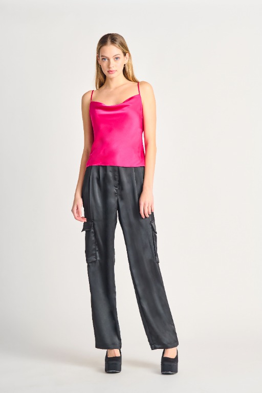 Camisole chic col baveux