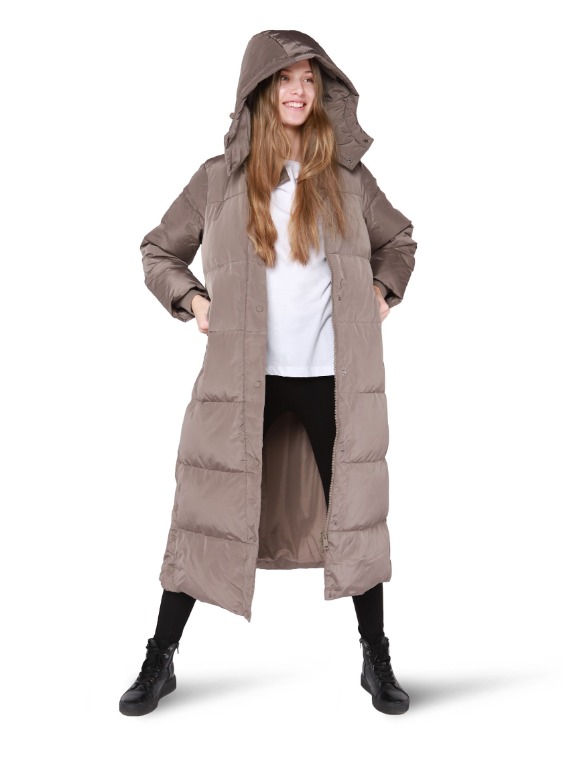 Manteau chic long chaud