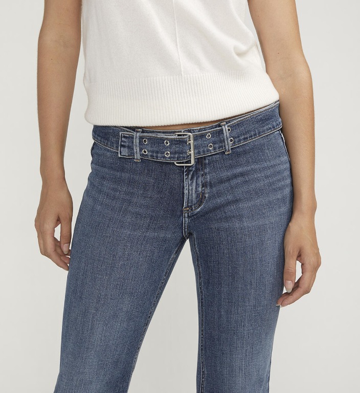 Jeans Be low flare taille basse