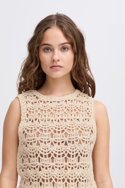Camisole crochet ajoure