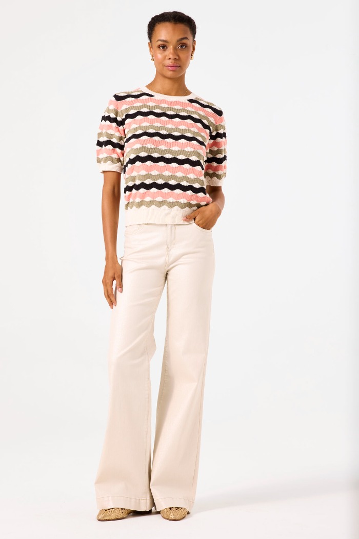 Chandail tricot rayure - B50047 - Garcia