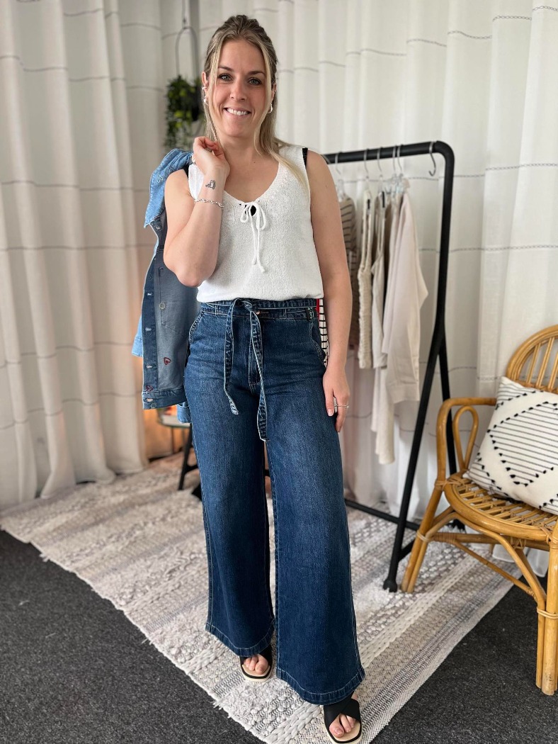 Jeans taille haute - L28970ADM314 - Silver Jeans