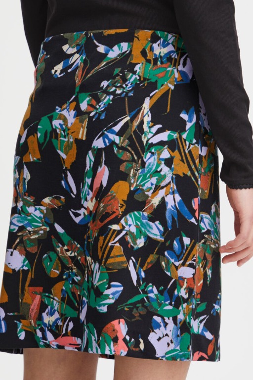 JUPE CHIC MOTIFS COURTE AJUSTÉE