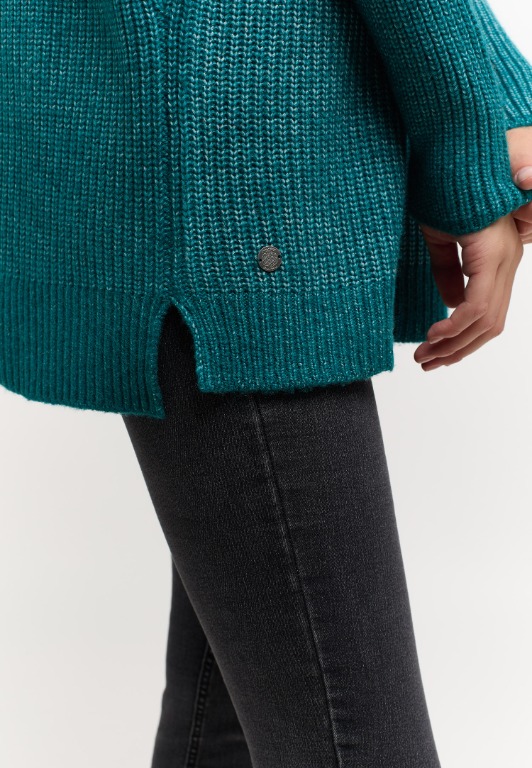 CHANDAIL TRICOT MI-LONG COL
