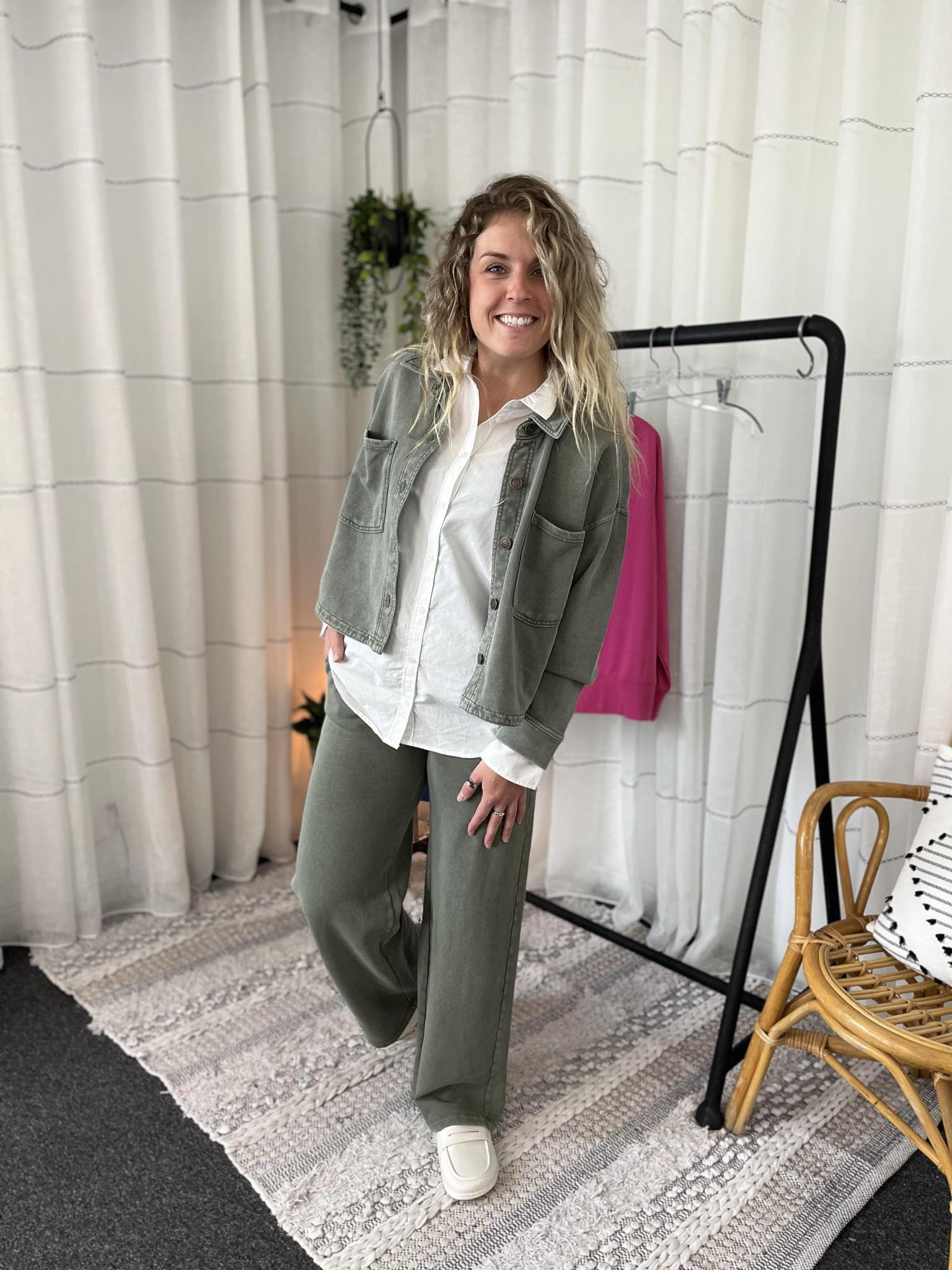 Pantalon jogger tricot de coton