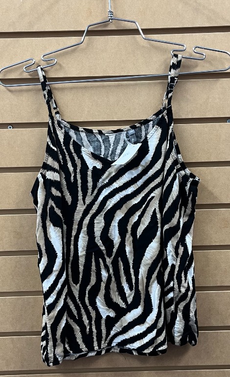 Camisole motif zebre