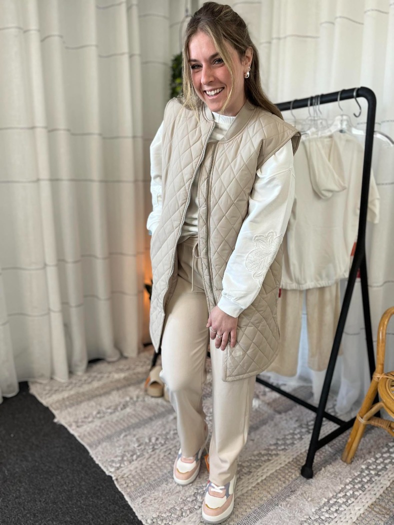 Veste matelassée mi-longue