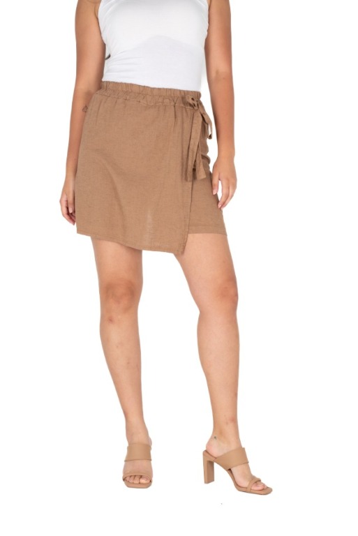 Skort taille elastique boucle devant - 14-12083w - M Italy