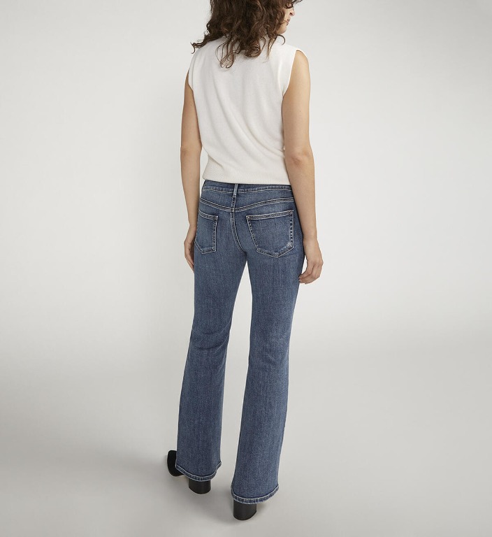 Jeans Be low flare taille basse