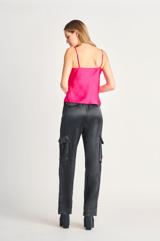 Camisole chic col baveux