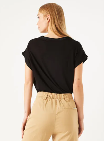 T-shirt trim encolure - N40203 - Garcia