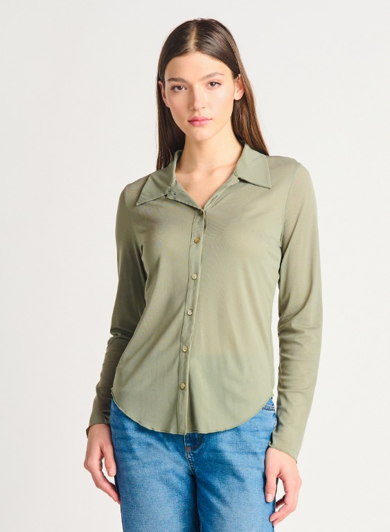 Blouse rib légère