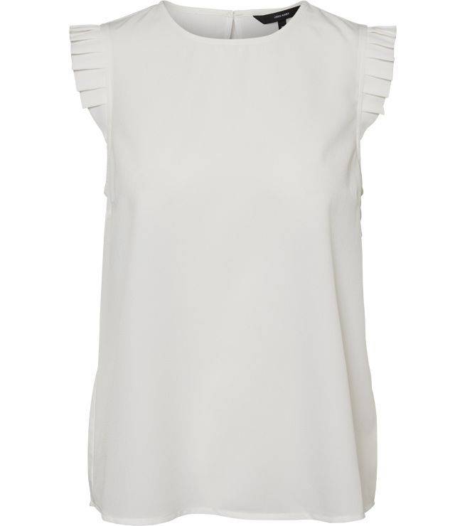 BLOUSE CAMI VOLANT ÉPAULE UNIE