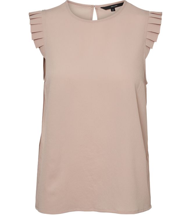 BLOUSE CAMI VOLANT ÉPAULE UNIE