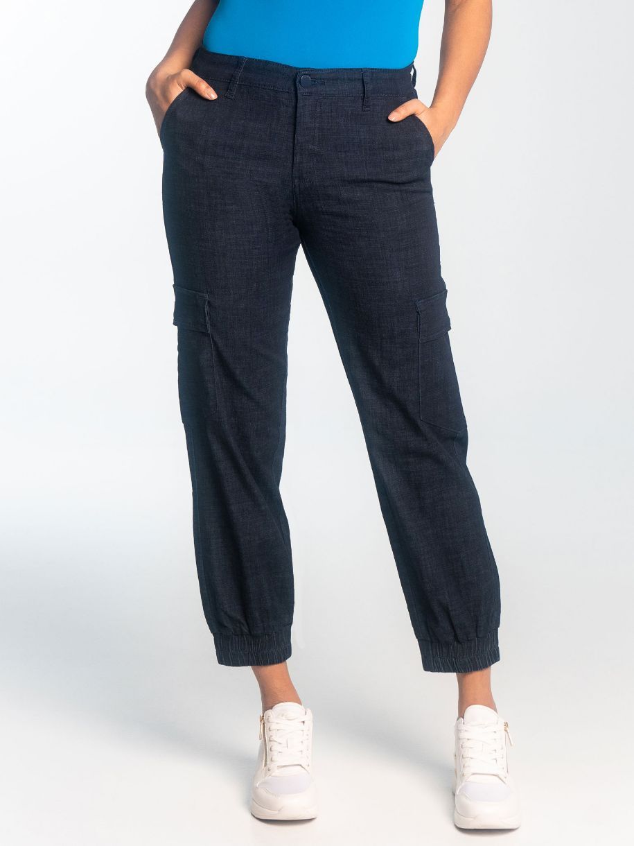 JEANS GEORGIA RELAX FIT CARGO BAMBOU