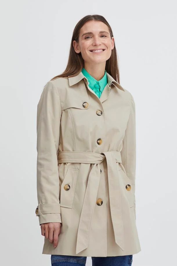 TRENCH COAT 2 POCHES CEINTURE - 20812645 - B.Young