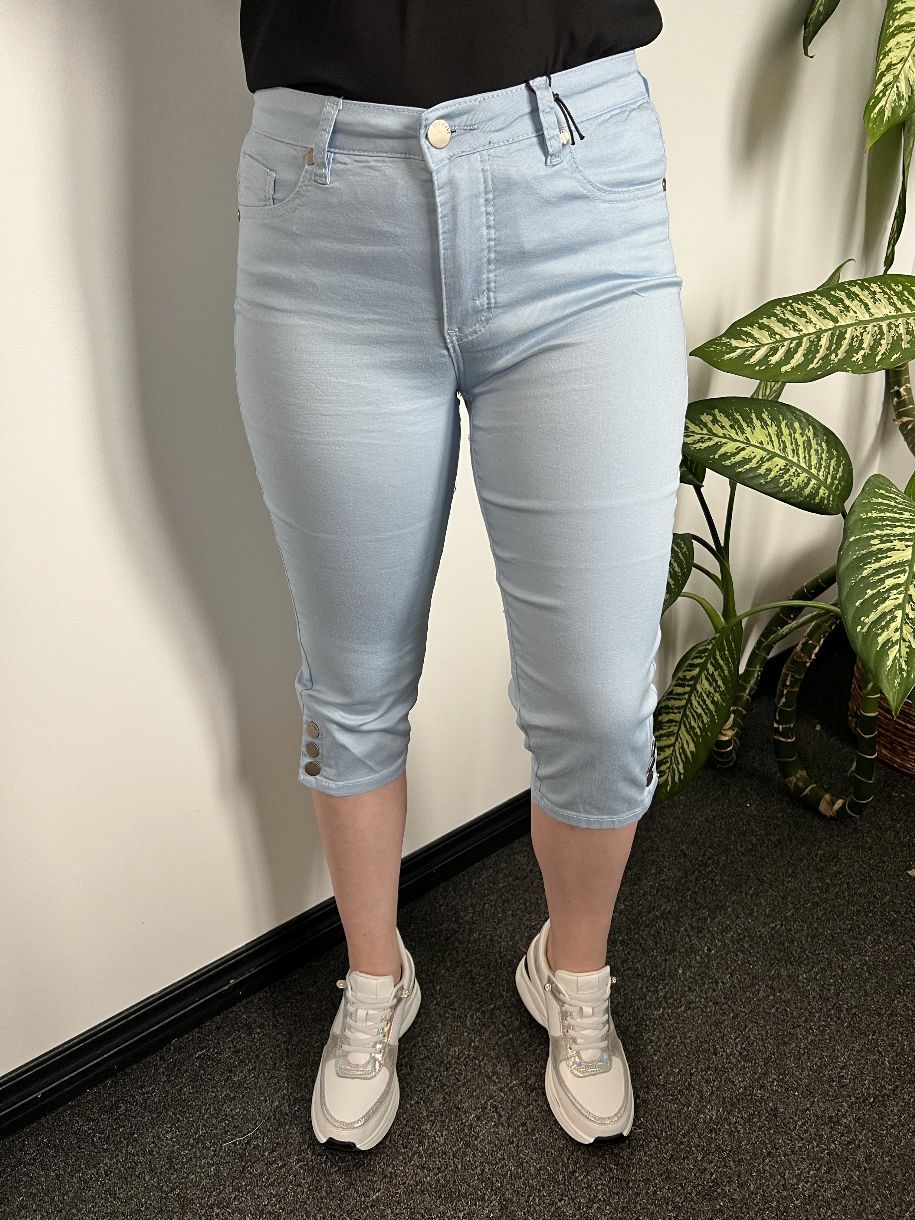 CAPRI COTON STRETCH BOUTONS BAS