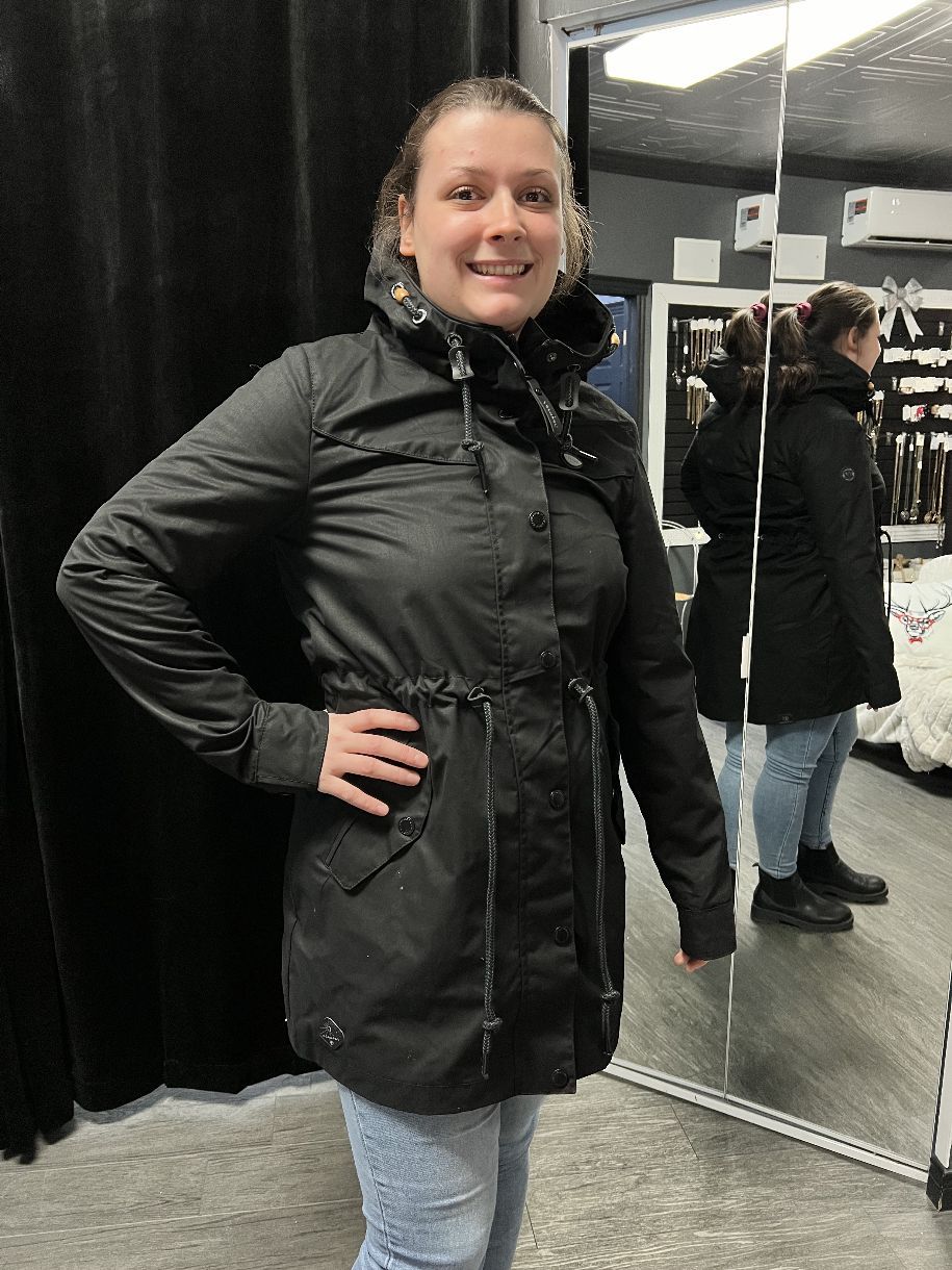 MANTEAU SPORT CANNY MI-LONG AJUST.CAPUCH