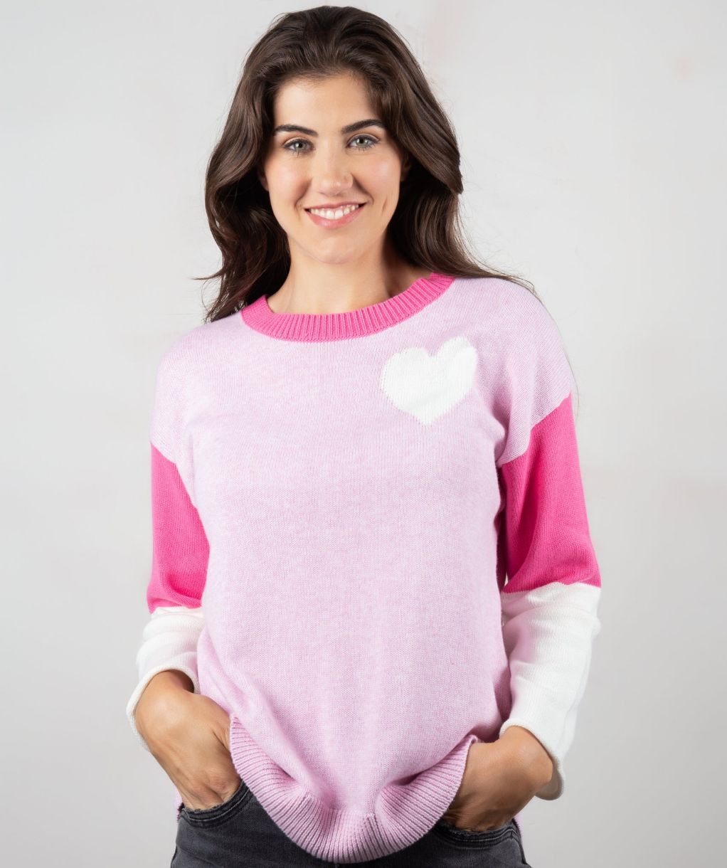 CHANDAIL TRICOT COL ROND COEUR