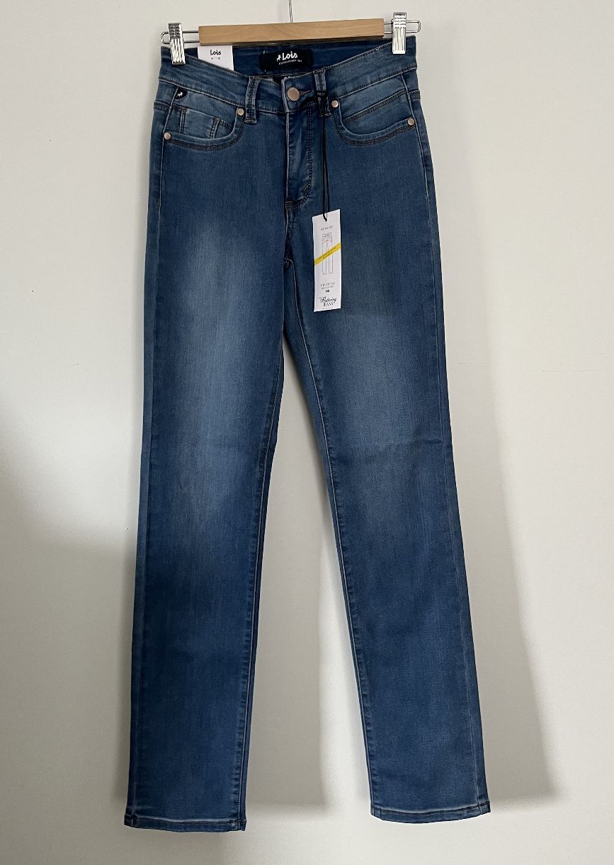 JEANS JAMBE DROITE NEW GIGI DÉLAVÉ