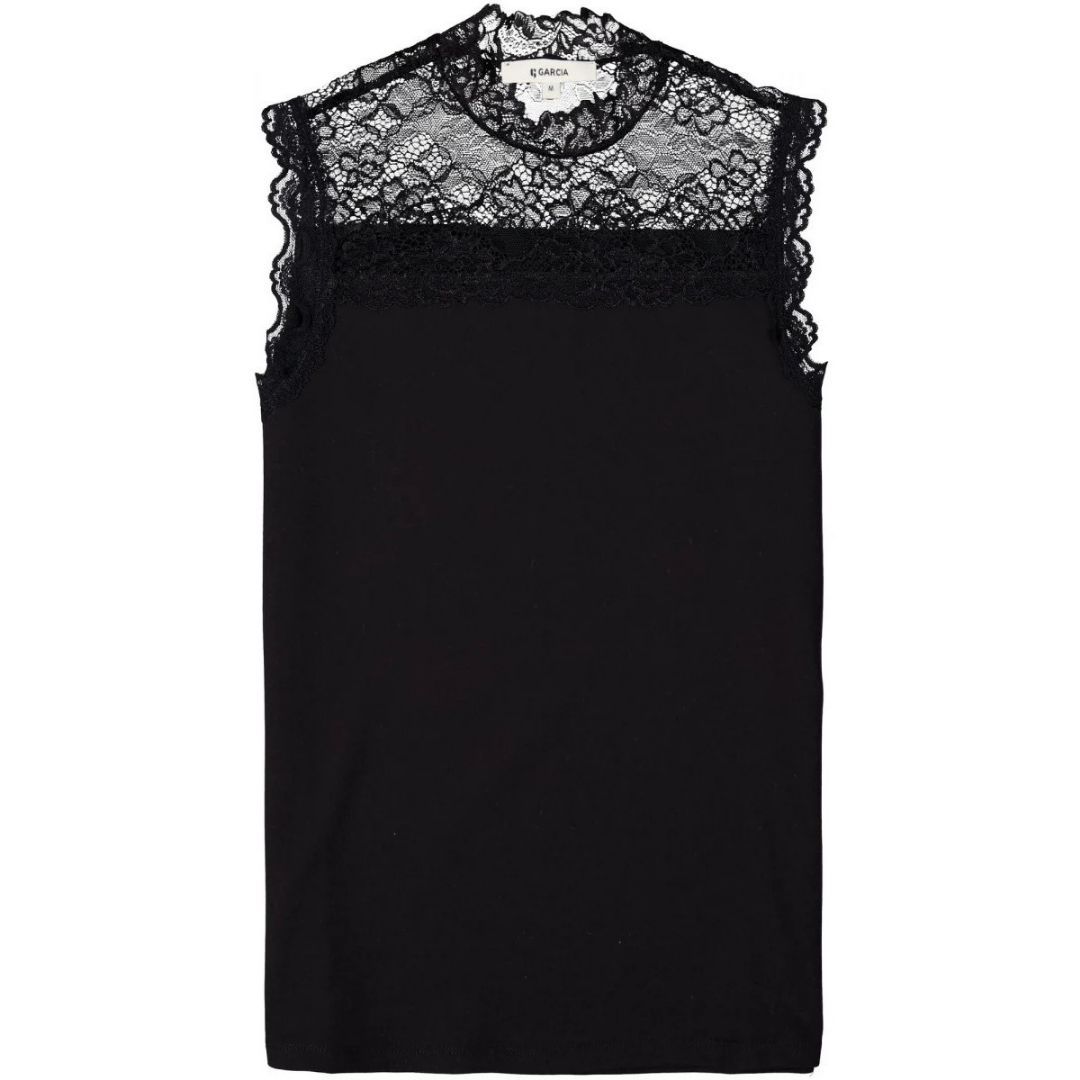 CAMISOLE CHIC DENTELLE HAUT - K10008 - Garcia