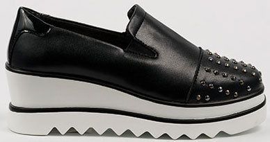 CHAUSSURE FASHION COMPENSÉ STUDS CUIR