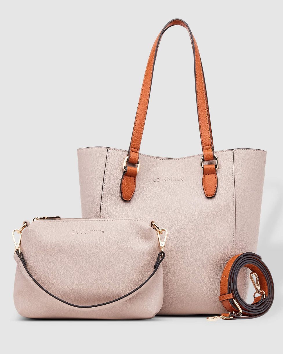 SAC A MAIN 2 EN 1 CUIR VEGHAN GANSE CONT